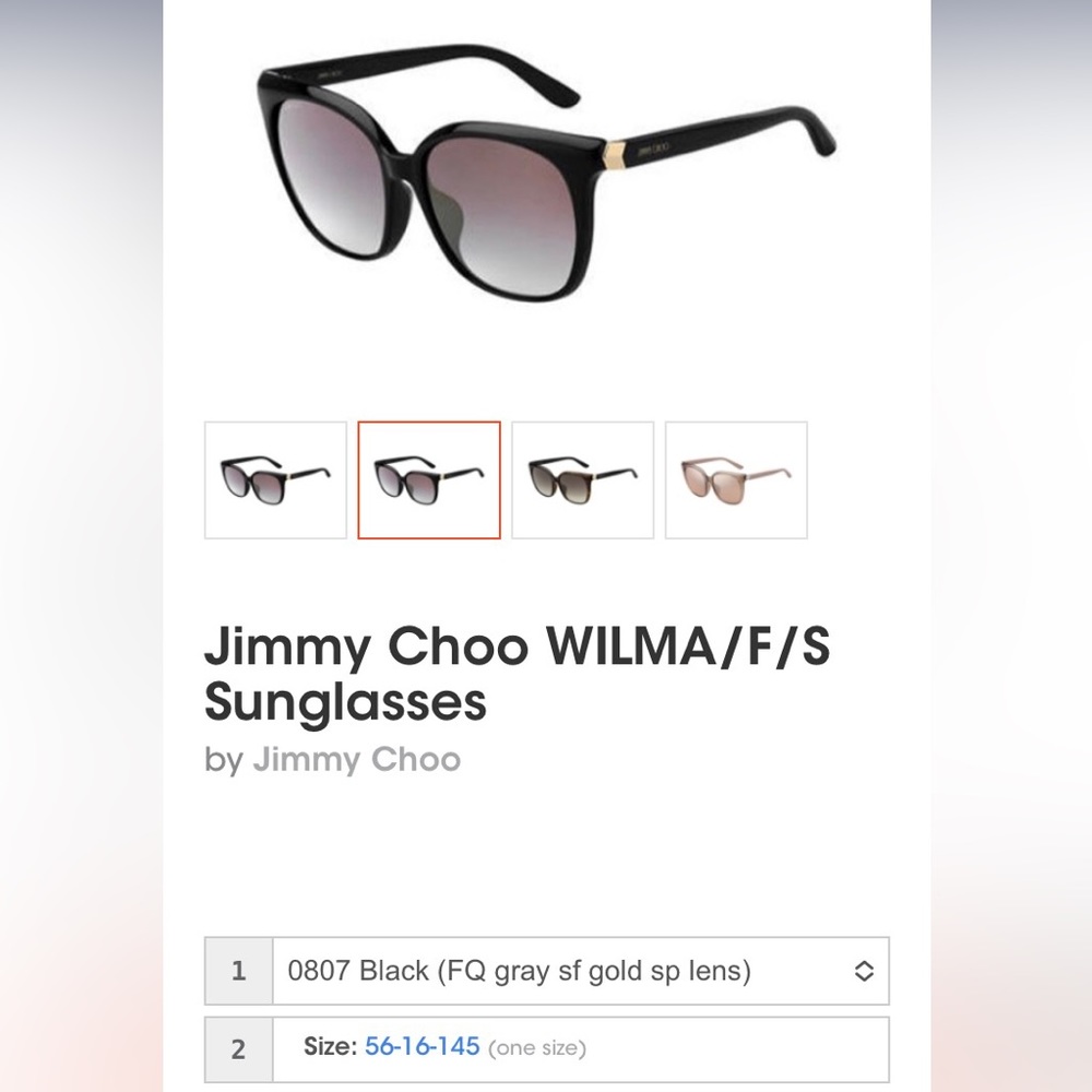 Jimmy choo sunglasses